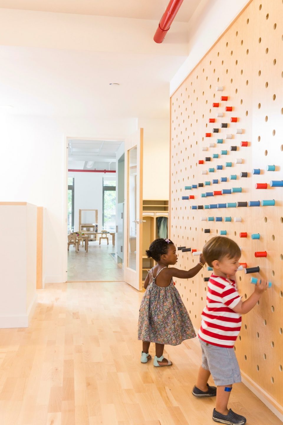 国外幼儿园设计装修图-区域墙面